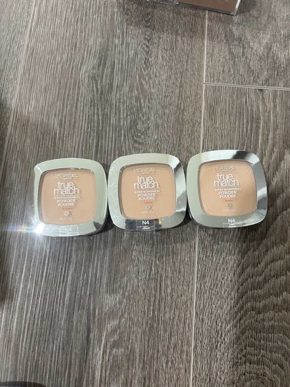 3X L'Oreal True Match Super Blendable Powder - N4 Buff Beige